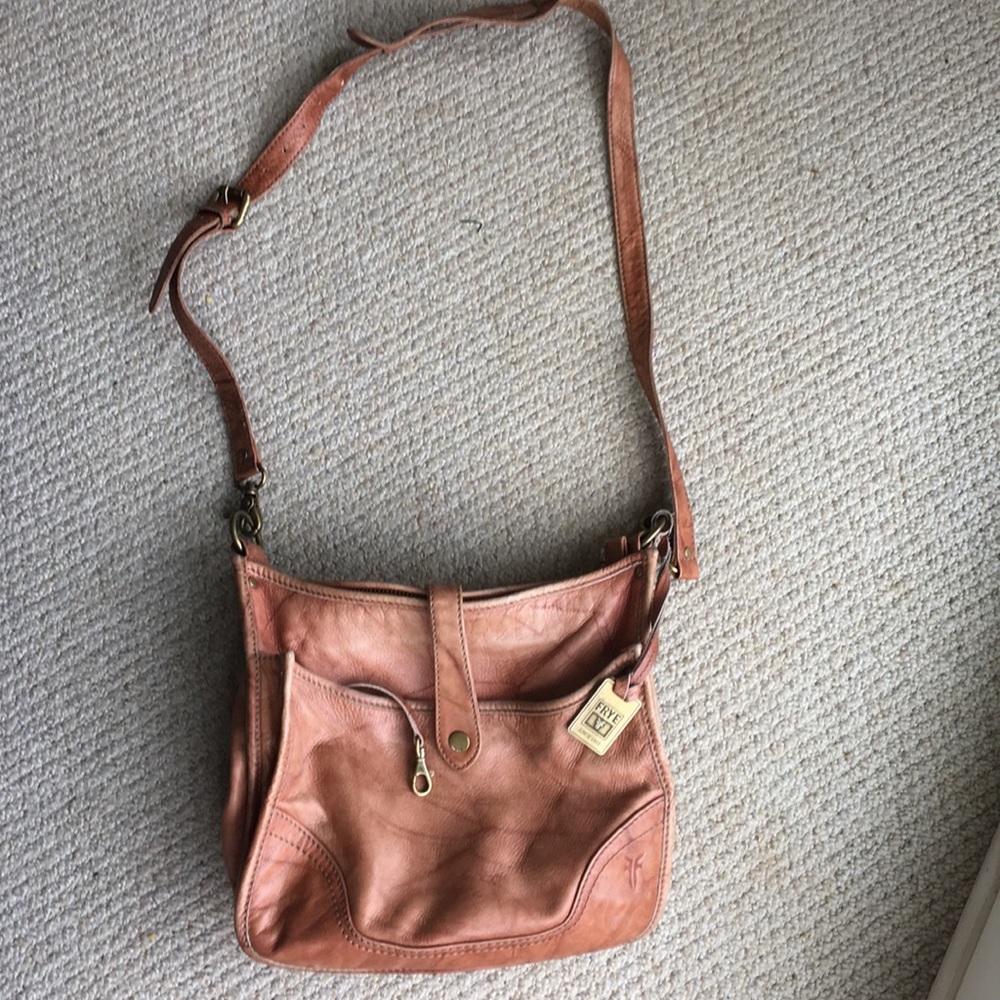 Frye leather crossbody